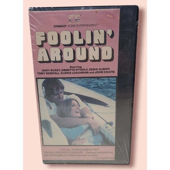 Foolin' Around (VHS, 1984) Rare OOP Embassy! 1980 Busey/O'Toole Comedy Hard Case - Picture 1 of 4